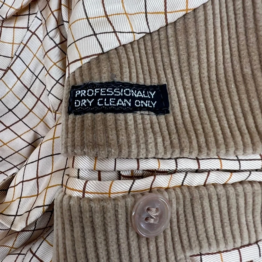 Handmade vintage corduroy